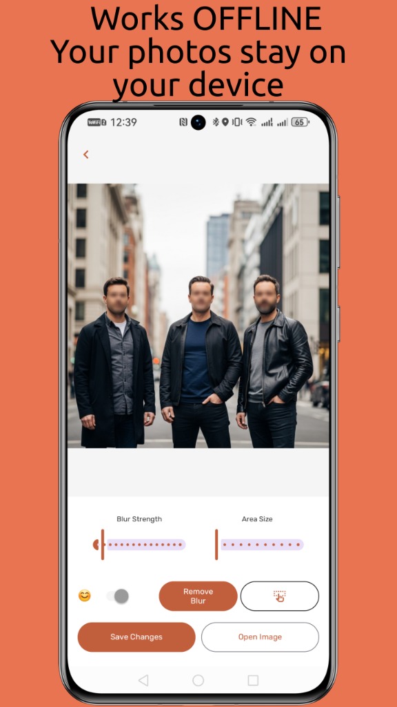 Works offline - your photos stay on your device